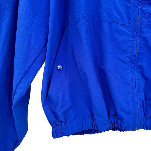 Vintage Polo by Ralph Lauren Sport Royal Blue 90's Windbreaker Zip Up Jacket - Picture 3 of 8